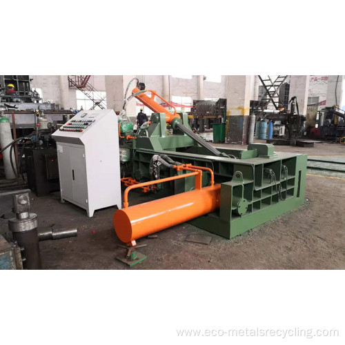 Waste Metal Recycling Push-out Aluminum Baling Machine